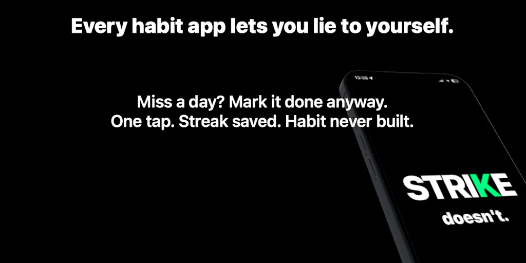 STRIKE:一款絕不寬容你的習慣養成應用程式
