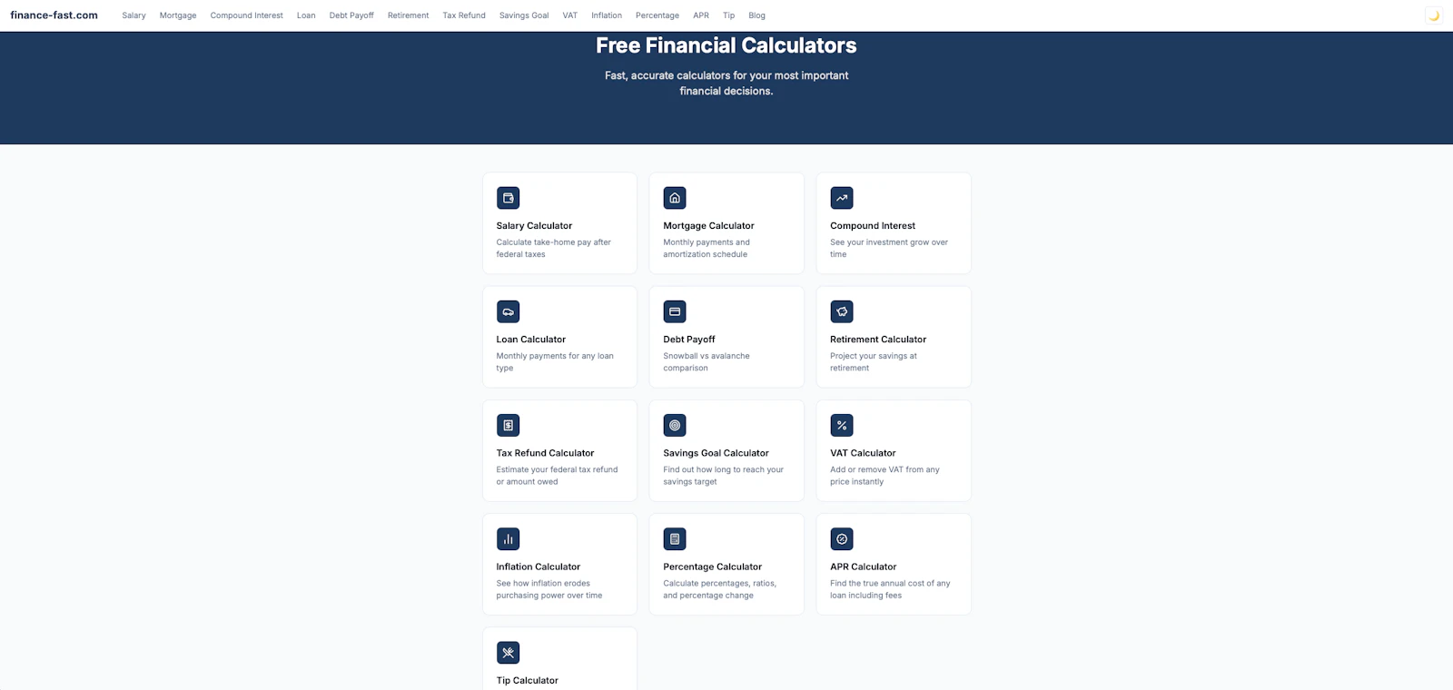 Finance Fast screenshot 1