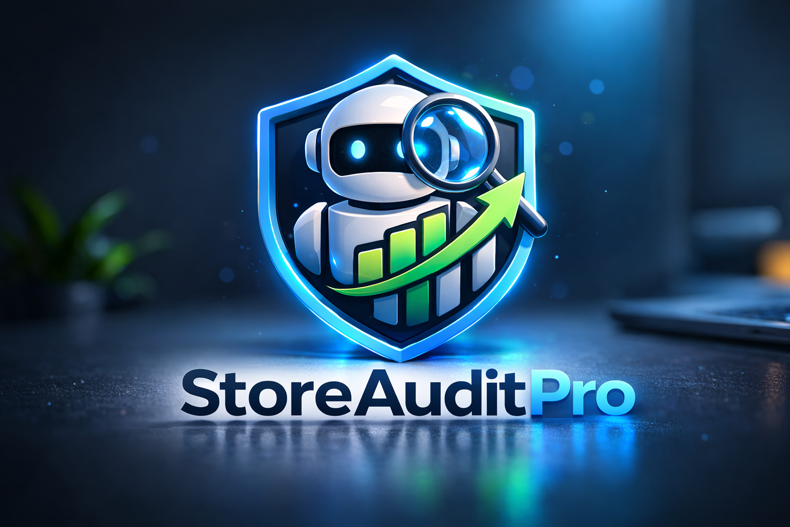 StoreAuditPro - Product Hunt launch logo and brand identity