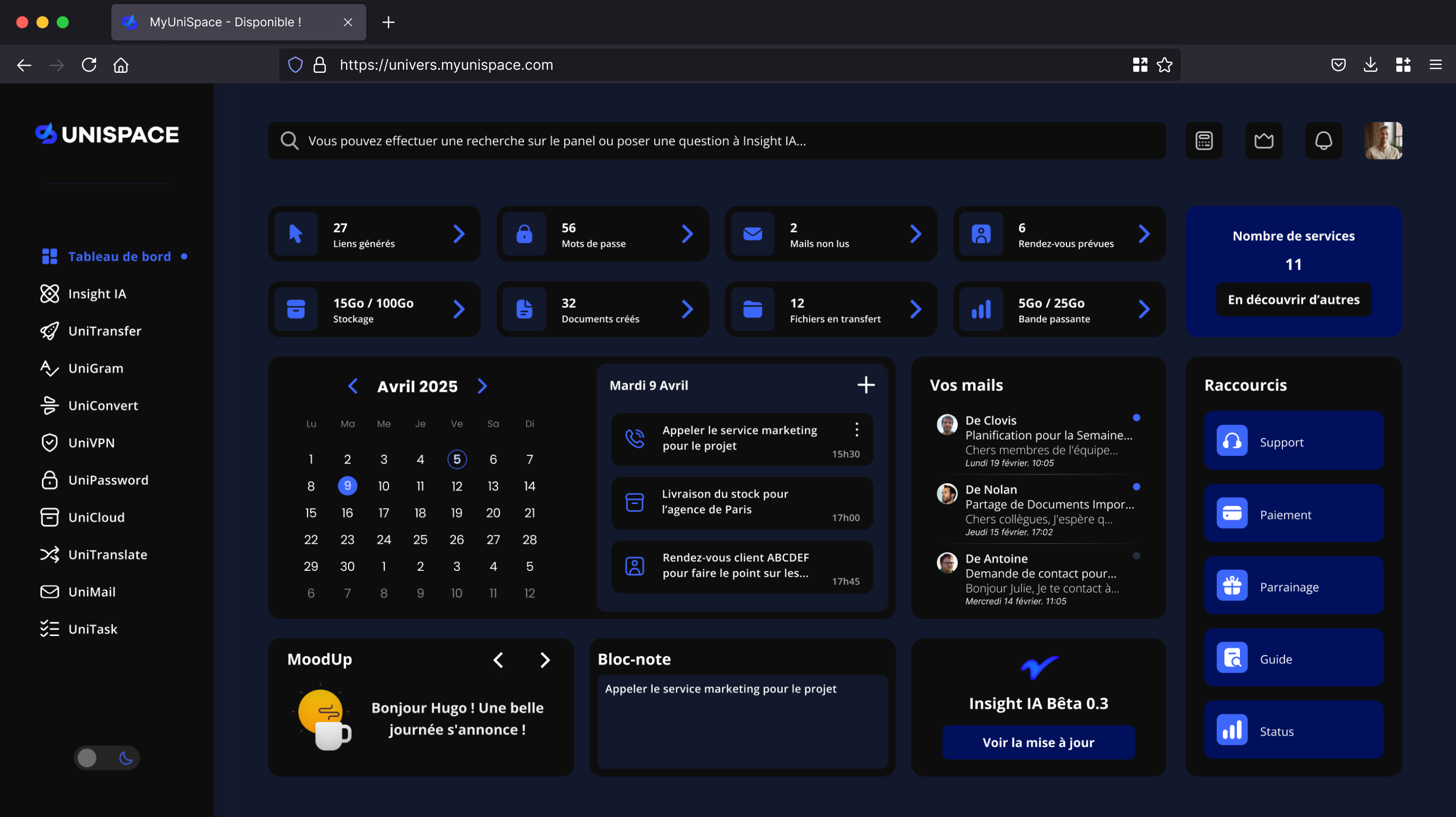 myunispace - MyUnispace는 일상 생활을 향상시키는 도구입니다! 미디어 2