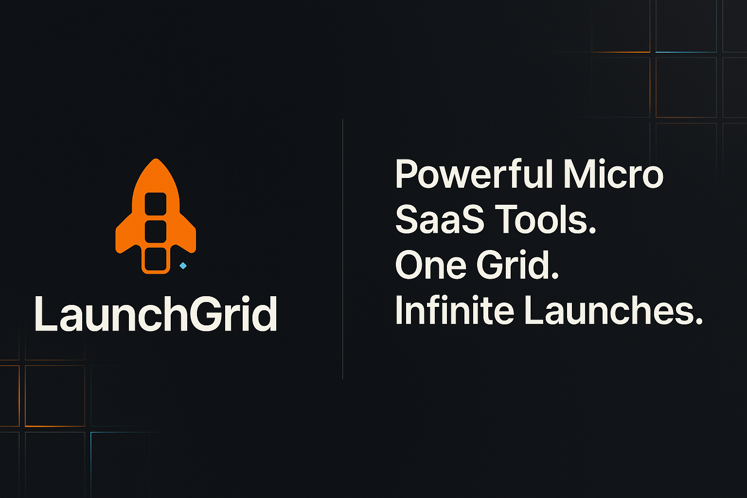 Launchgrid - Main screenshot showing features and interface