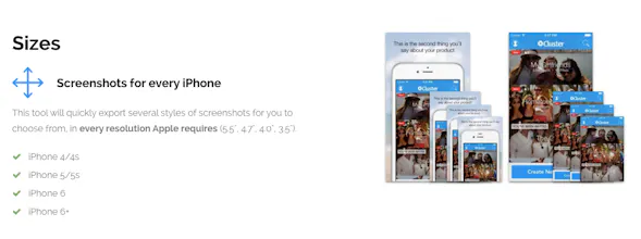 Sketch to App Store gallery image
