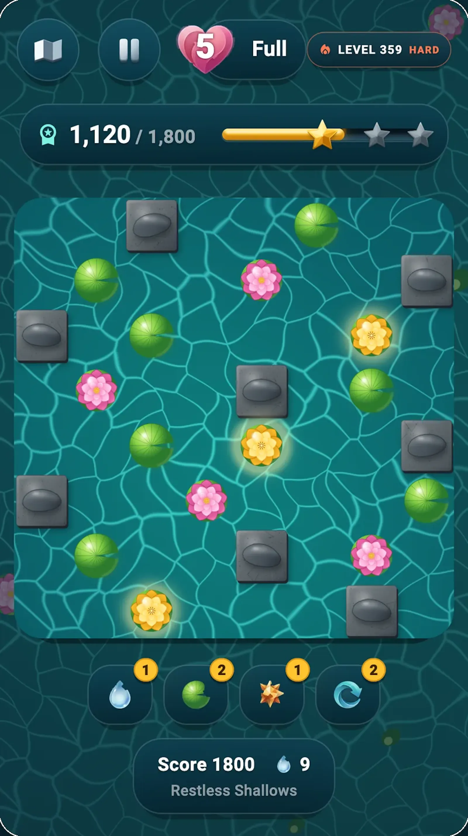 Kinetic Lotus: Ripple Puzzle screenshot 6