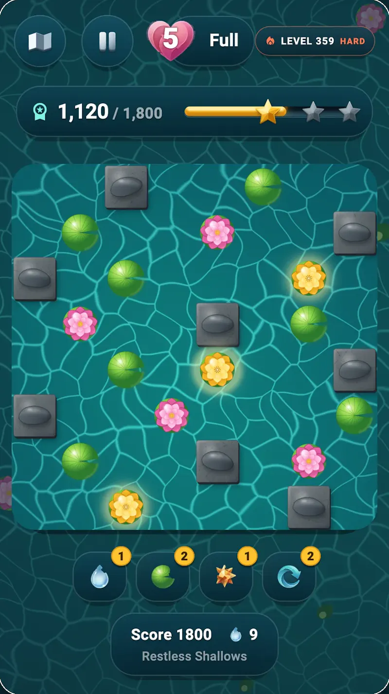 Kinetic Lotus: Ripple Puzzle screenshot 6