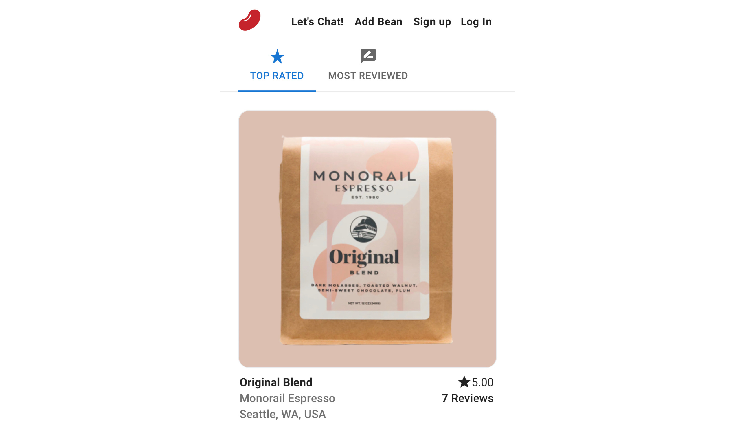 Coffebeanss.fyi 1.0 - Revise sus granos de café favoritos y descubra otros nuevos. media 4