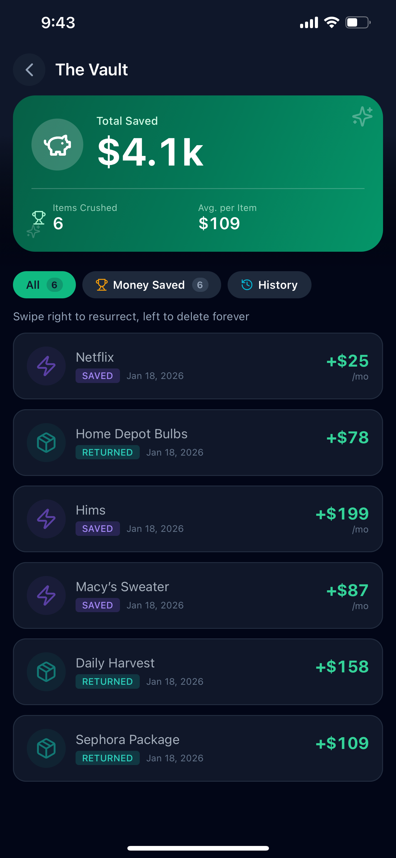 TrialRun: The alarm clock for your money gallery image