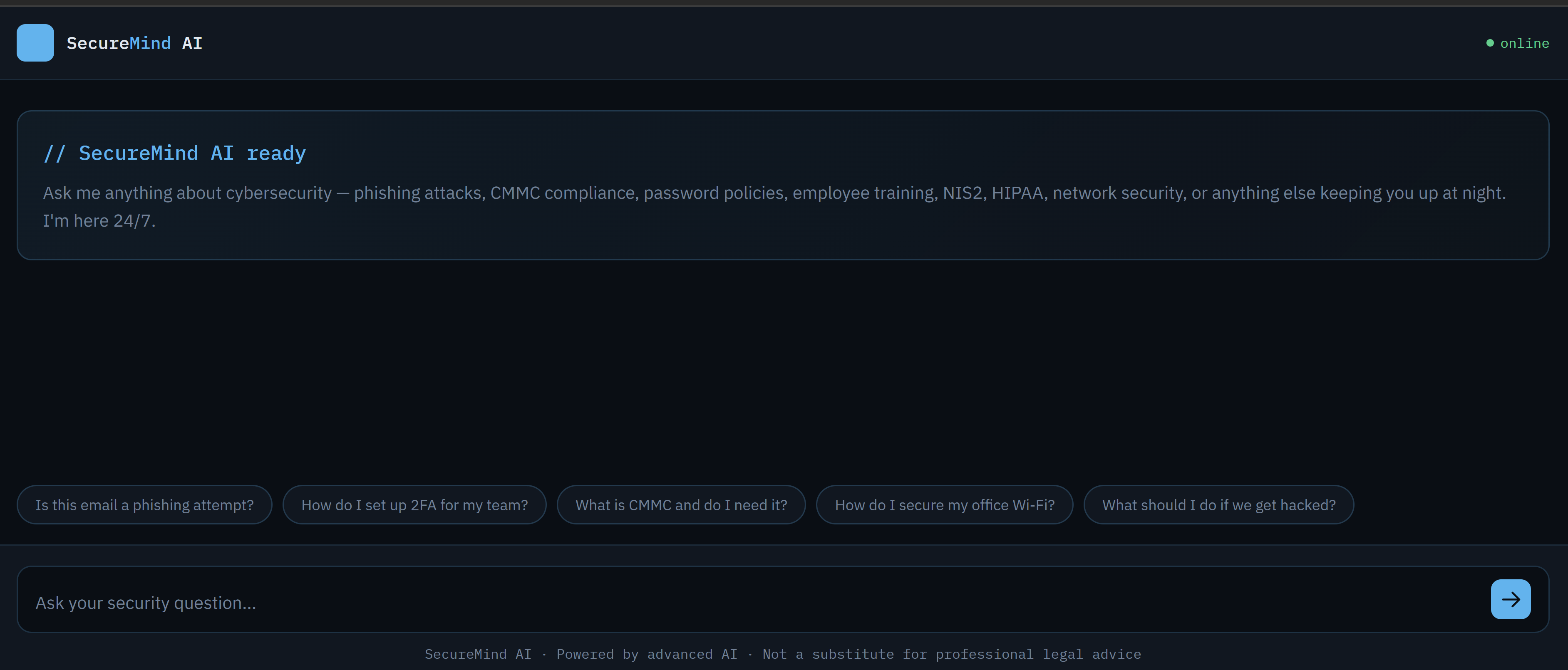 SecureMind AI gallery image