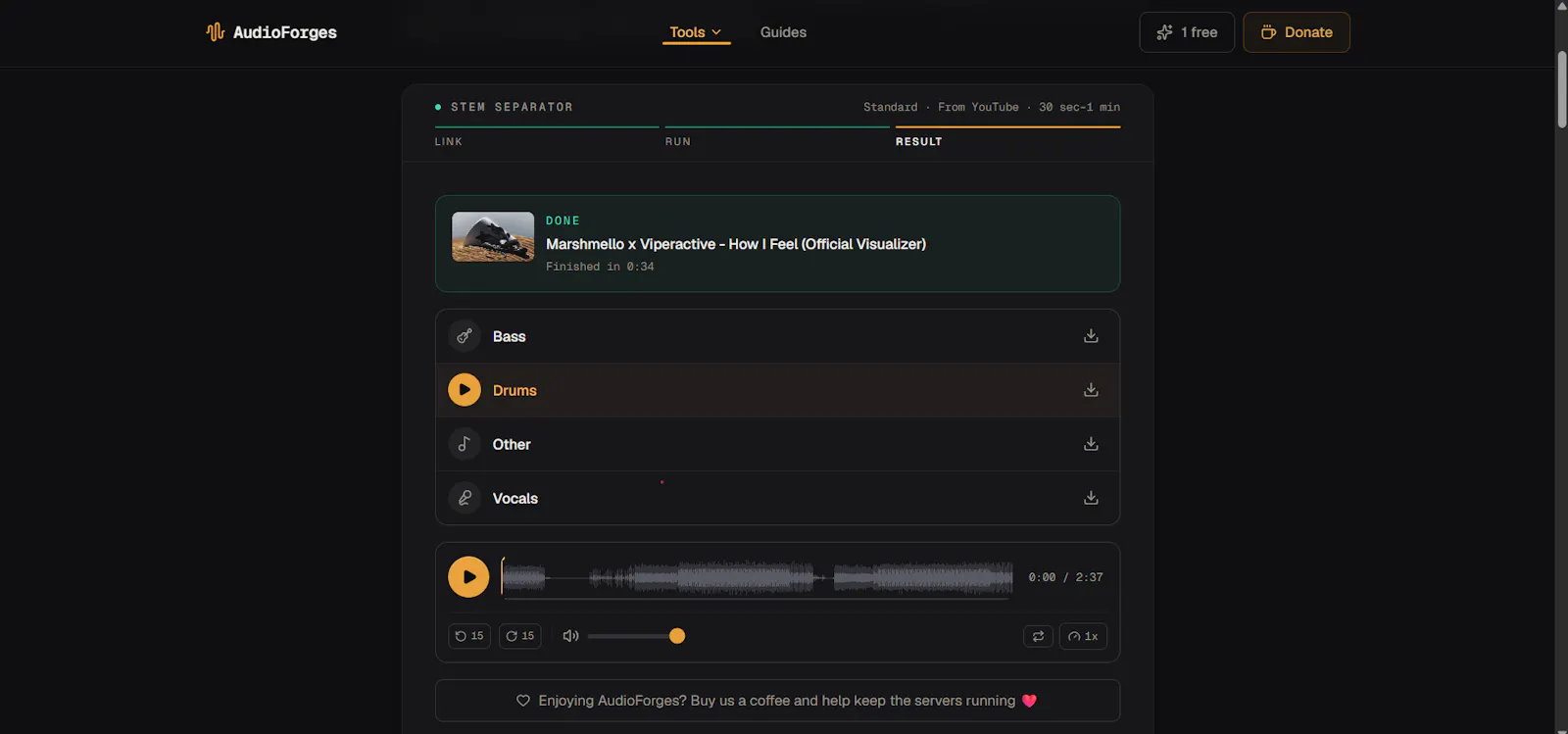 AudioForges screenshot 3