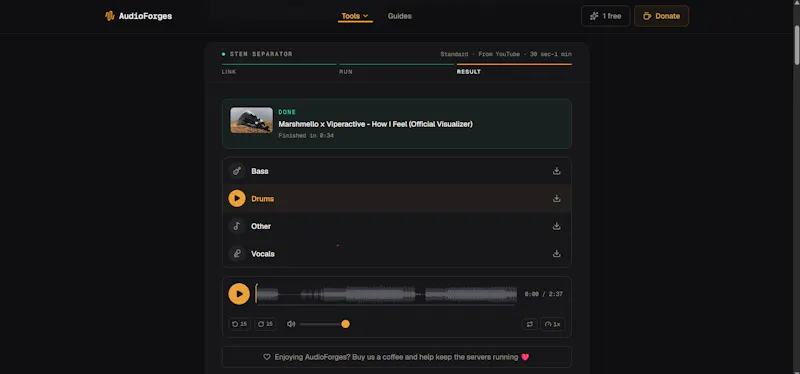 AudioForges screenshot 3