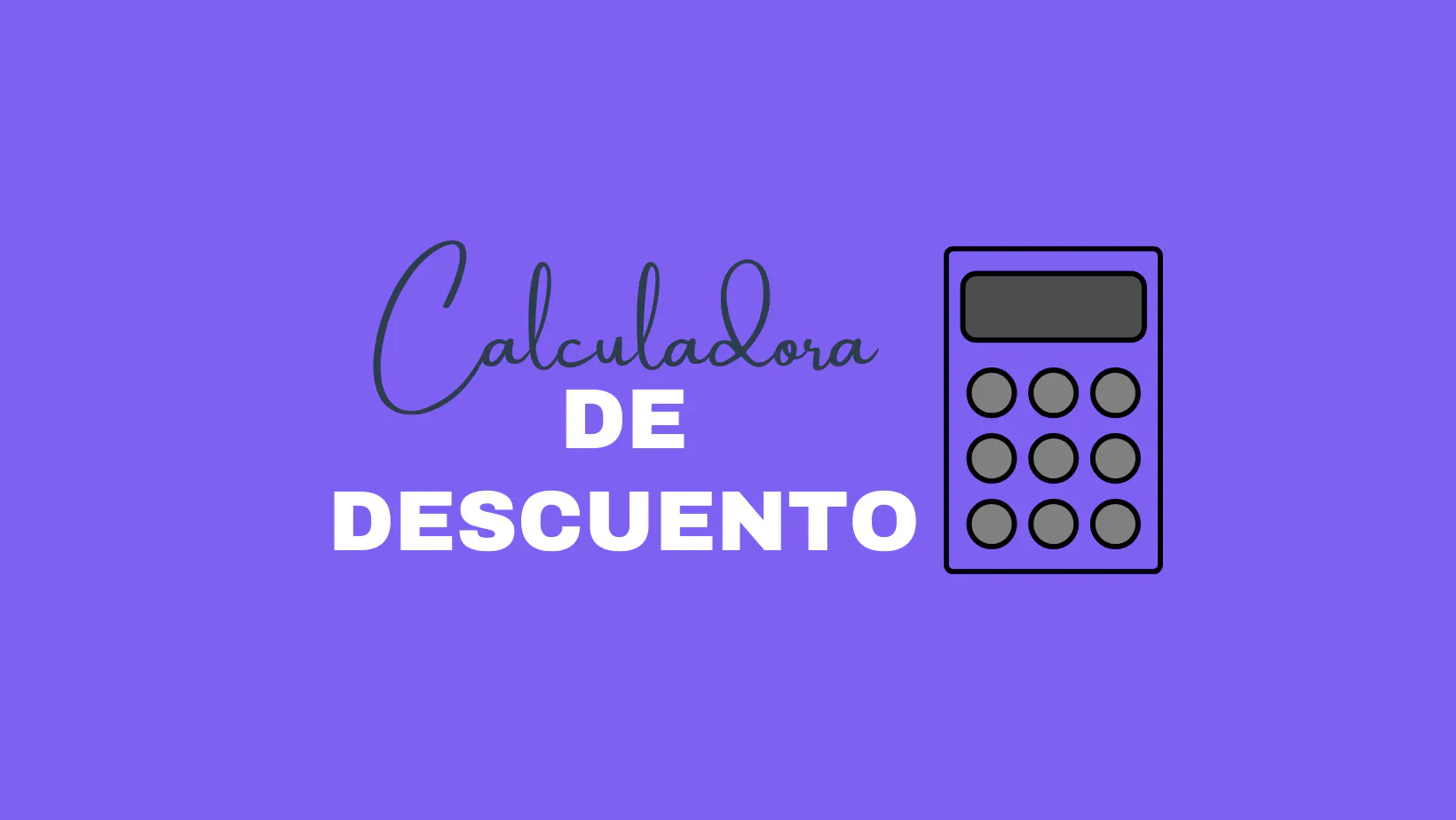 Calculadora De Descuento gallery image