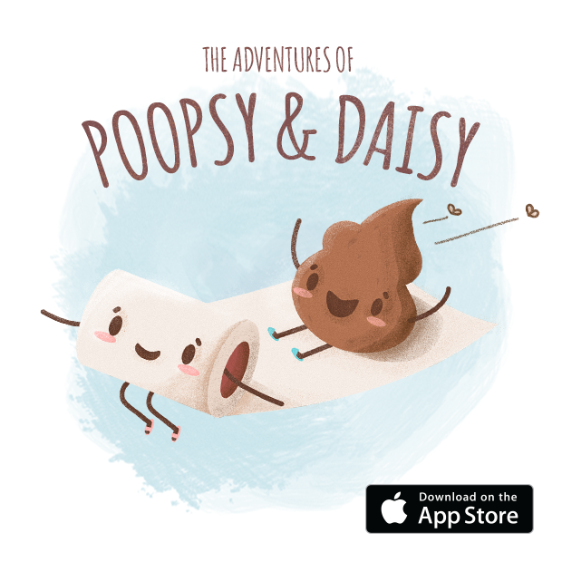 Poopsy Daisy sticker pack