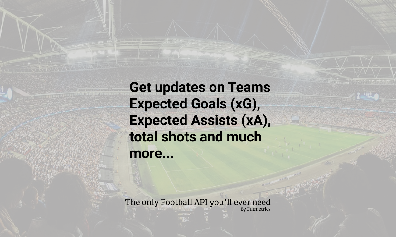 API di calcio di Futmetrics media 1