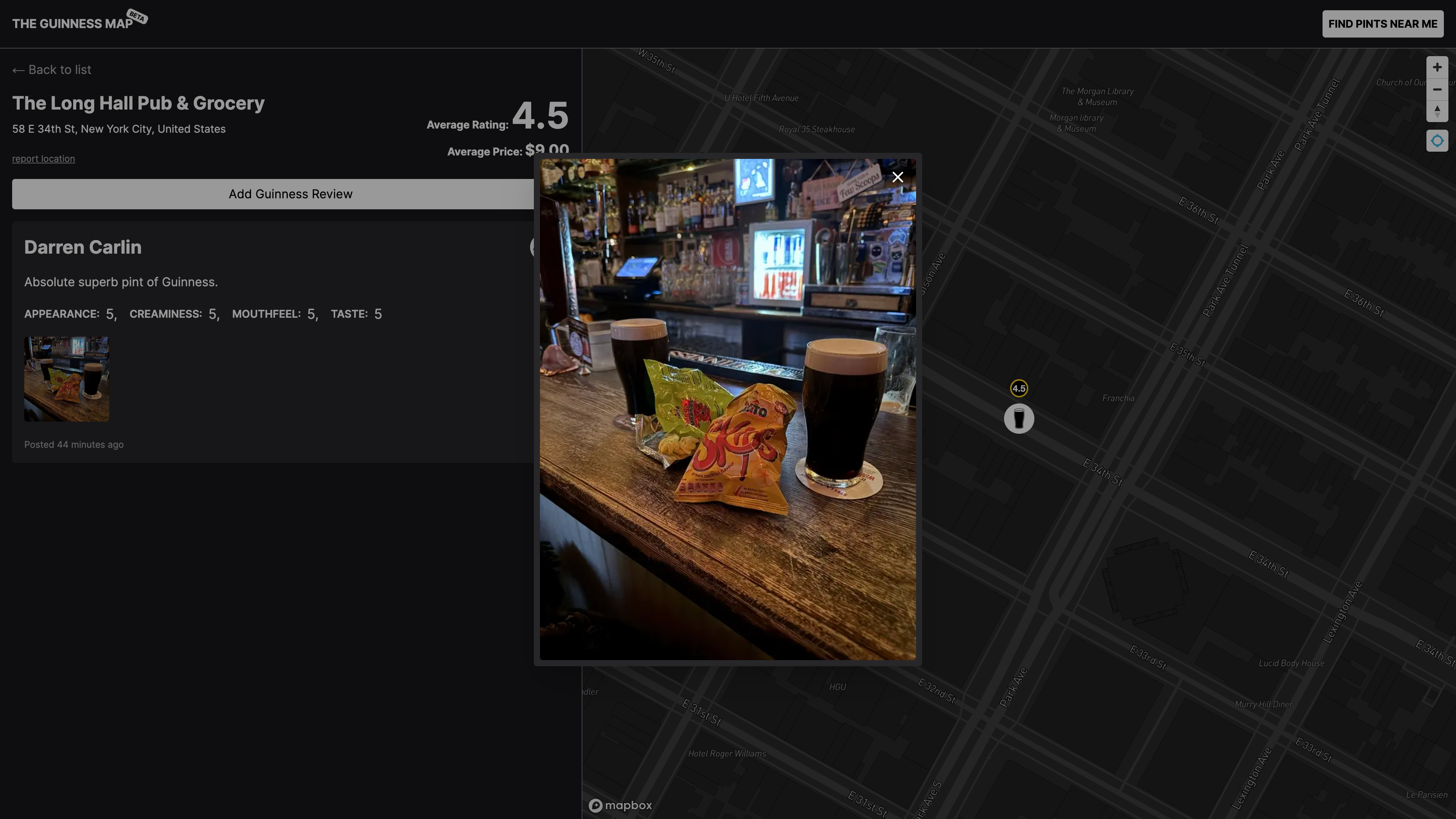 La mappa della Guinness - Trova le migliori (e peggiore) pinte di Guinness in tutto il mondo media 5