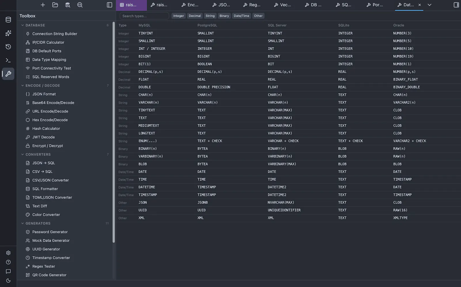 RaisDB screenshot 4