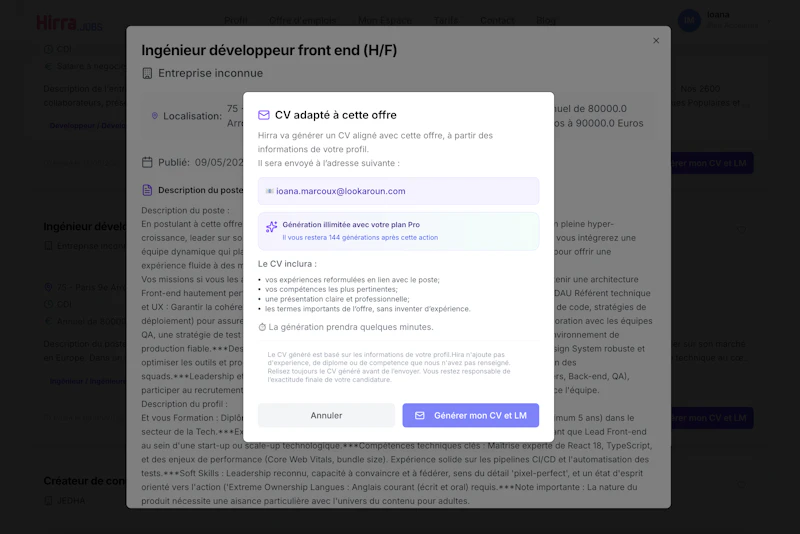 Hirra.jobs screenshot 3