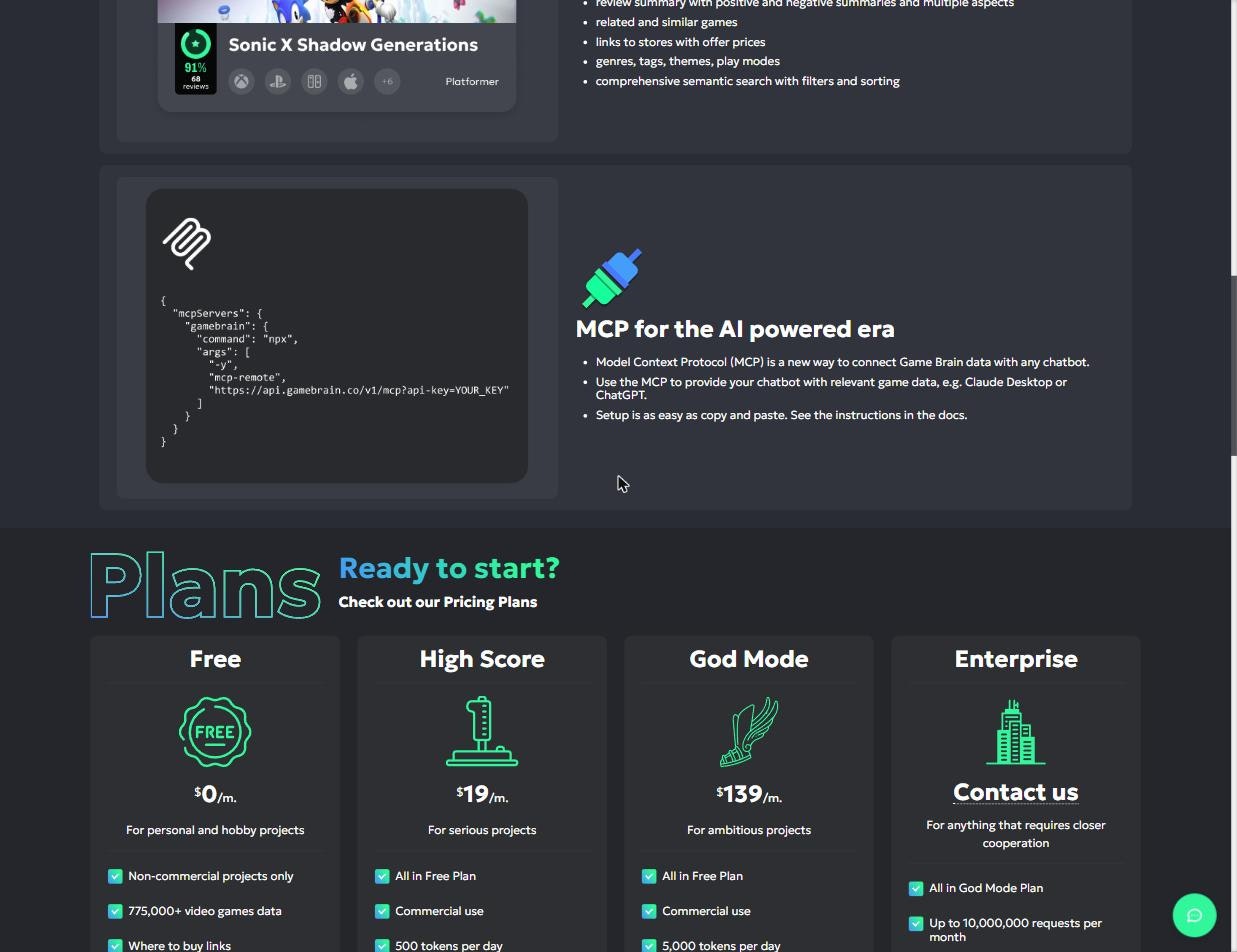 GameBrain API gallery image