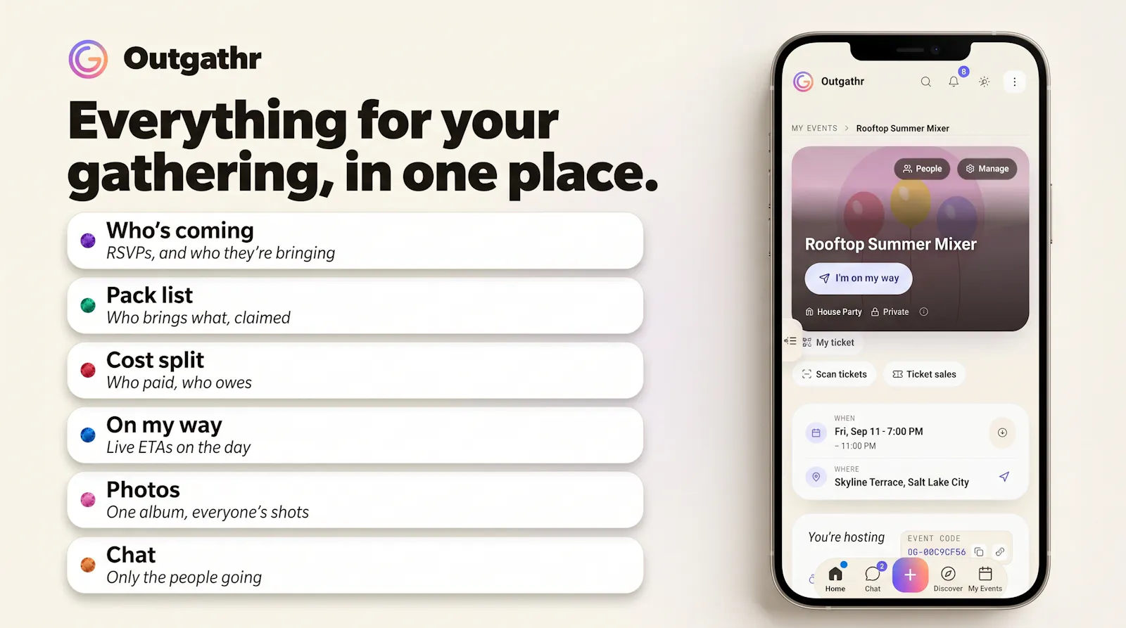 Outgathr screenshot 2