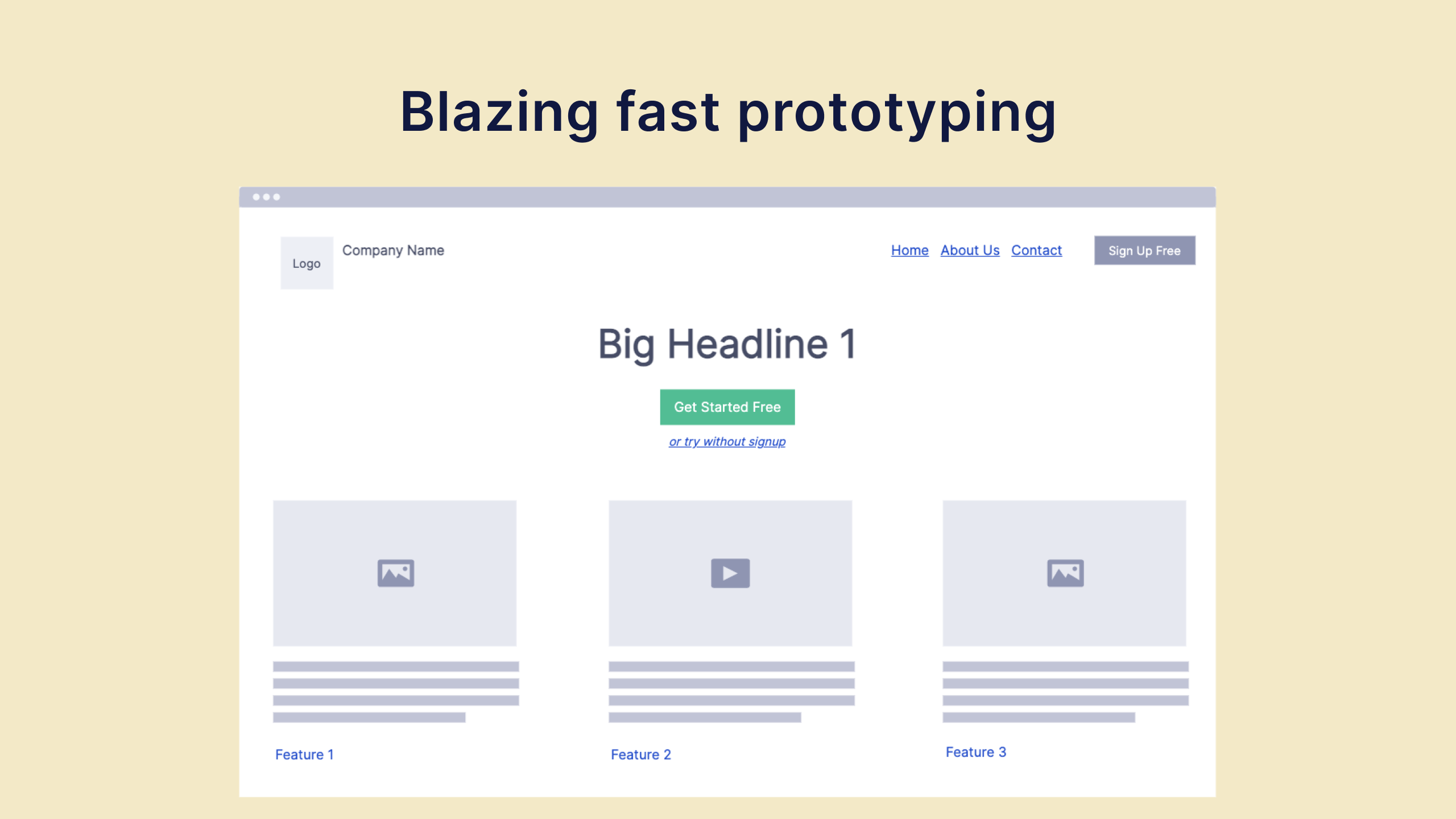 Zen Wireframe gallery image