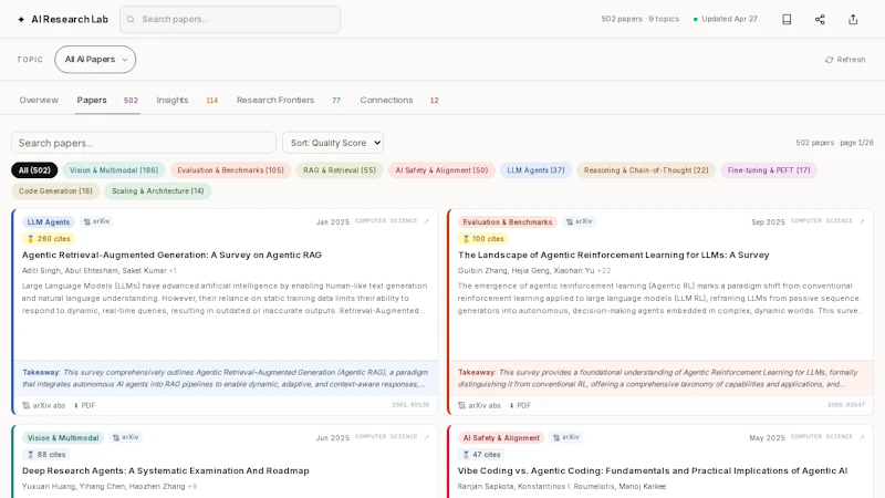 AI Research Lab screenshot 7
