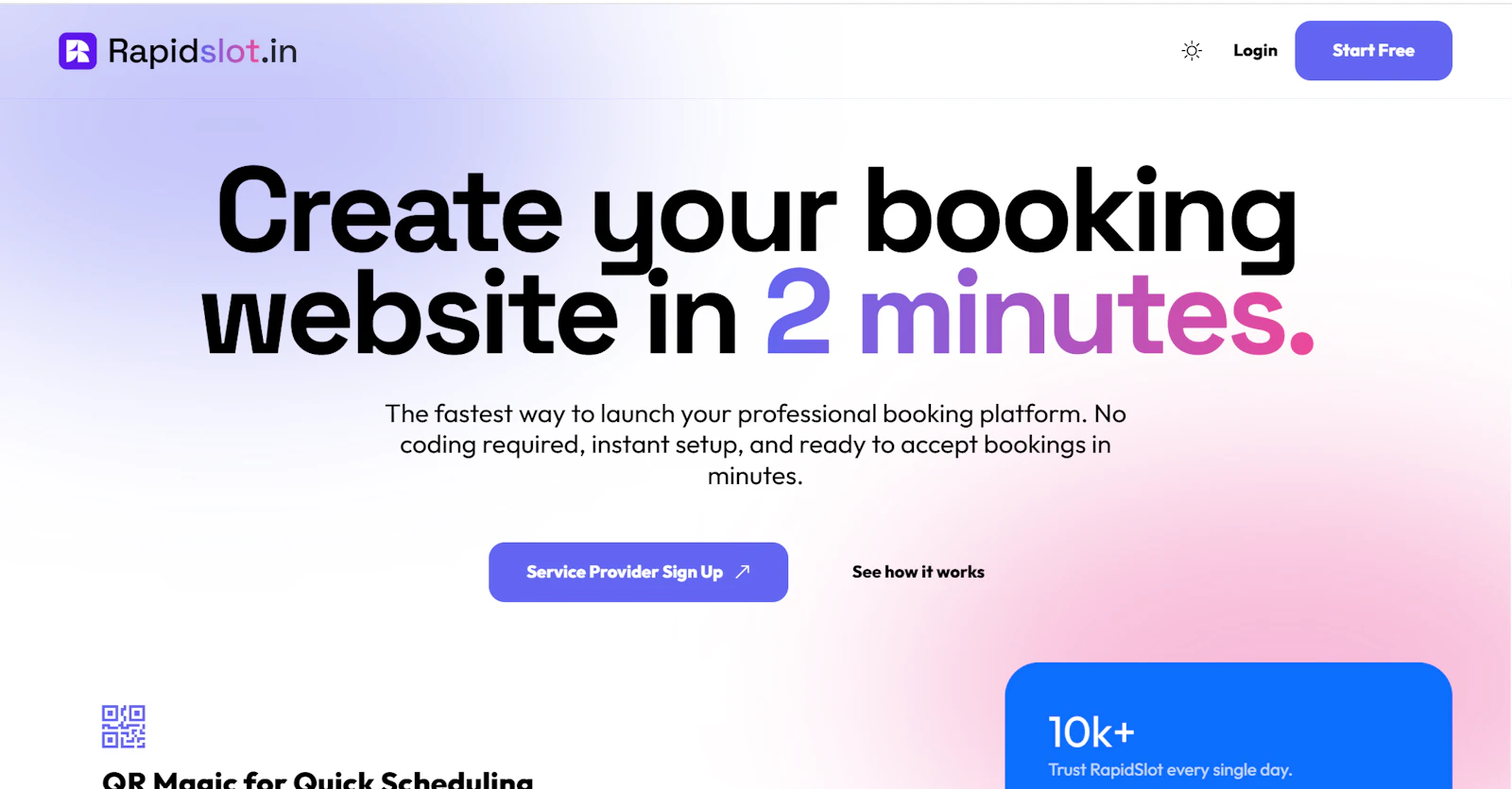 RapidSlot.in screenshot 2
