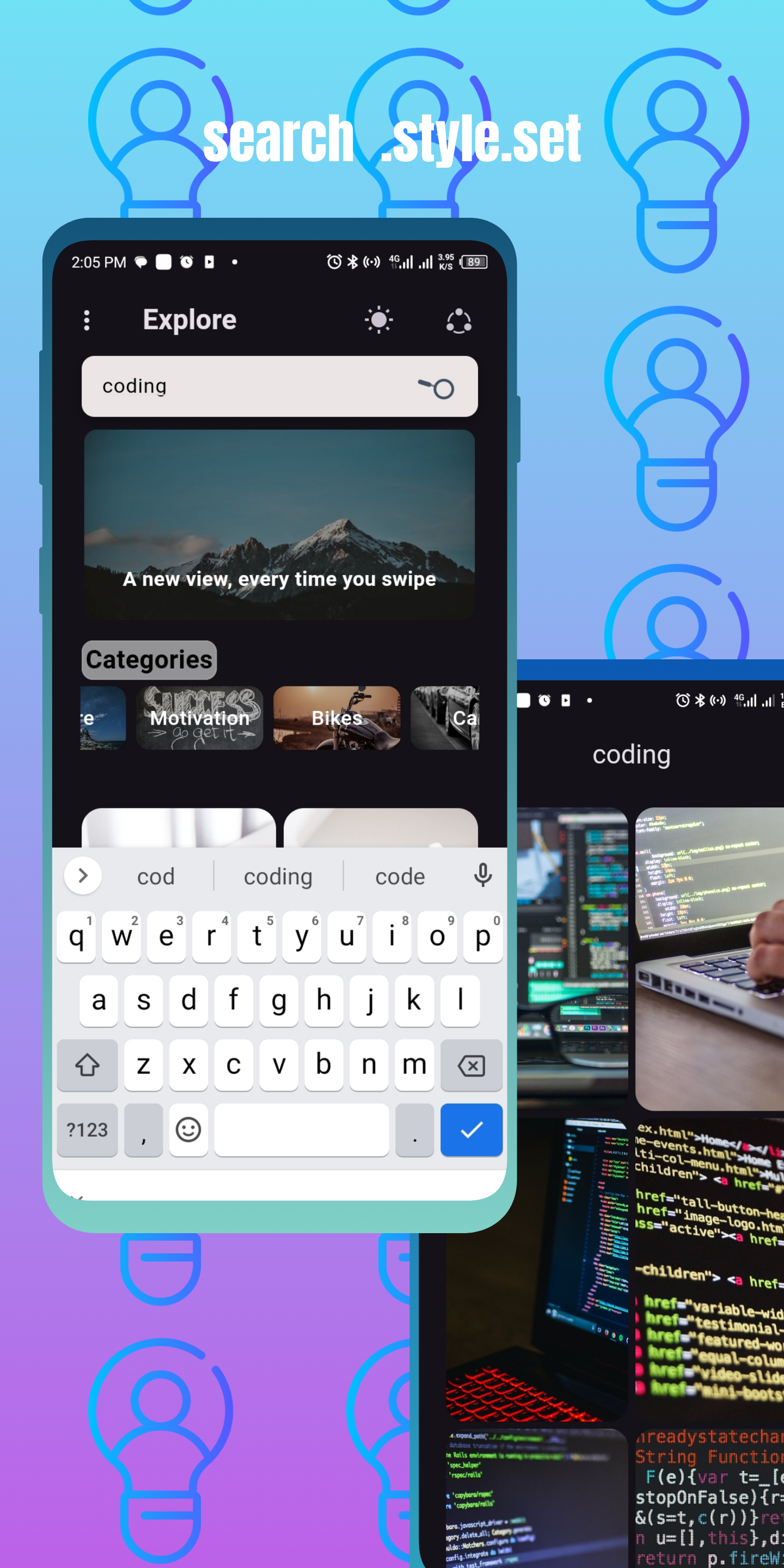 Wallpaper - Screenshot 4 showing product features and functionality
