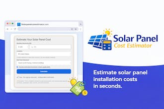 Solar Panel Cost Estimator gallery image