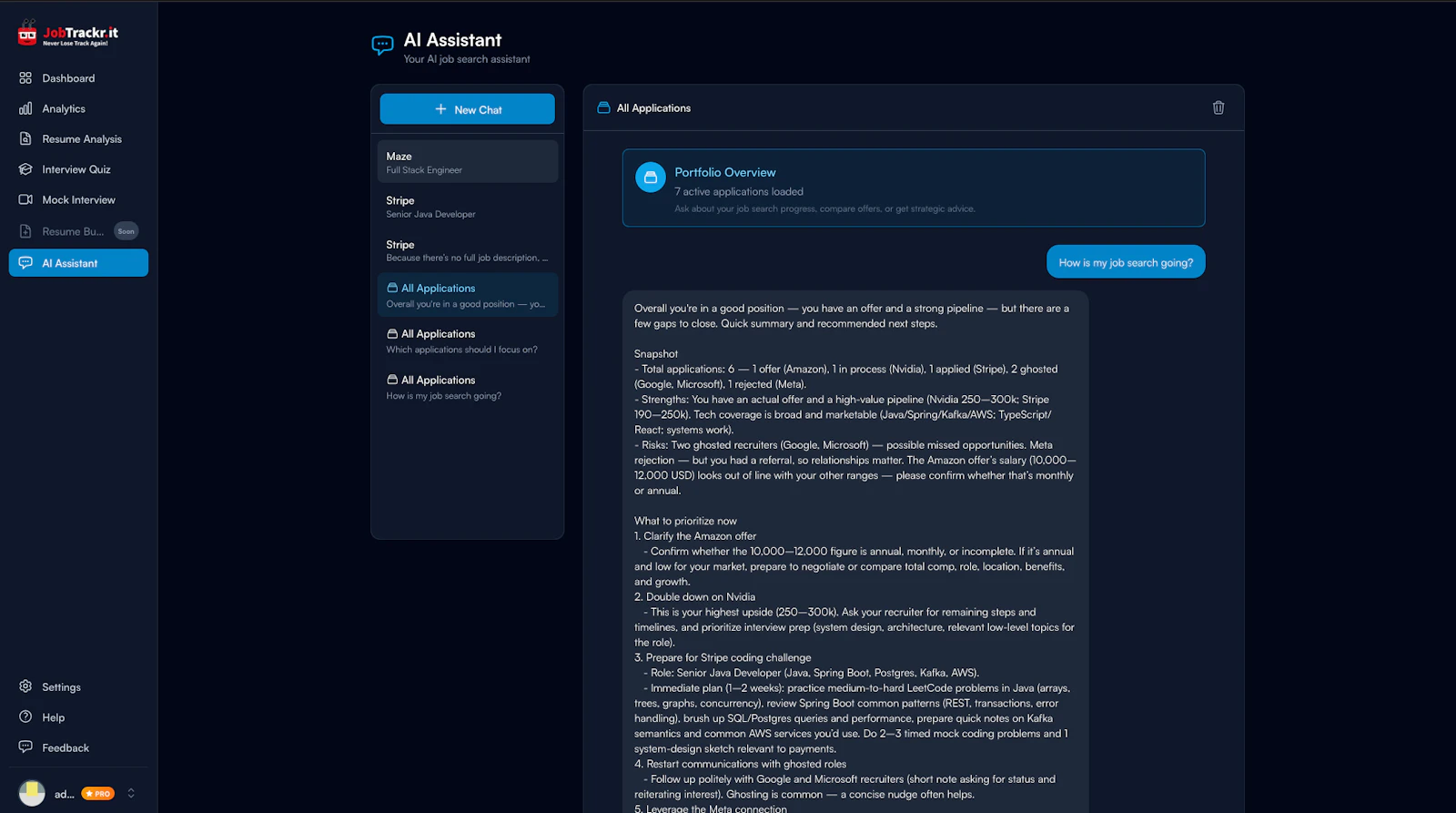 JobTrackr.it screenshot 8