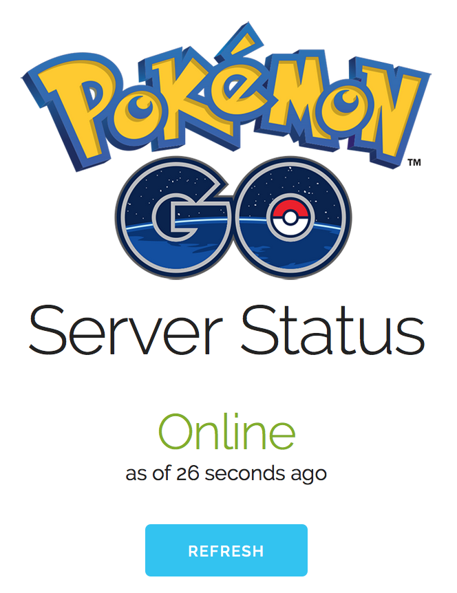 Pokémon Go Server Status
