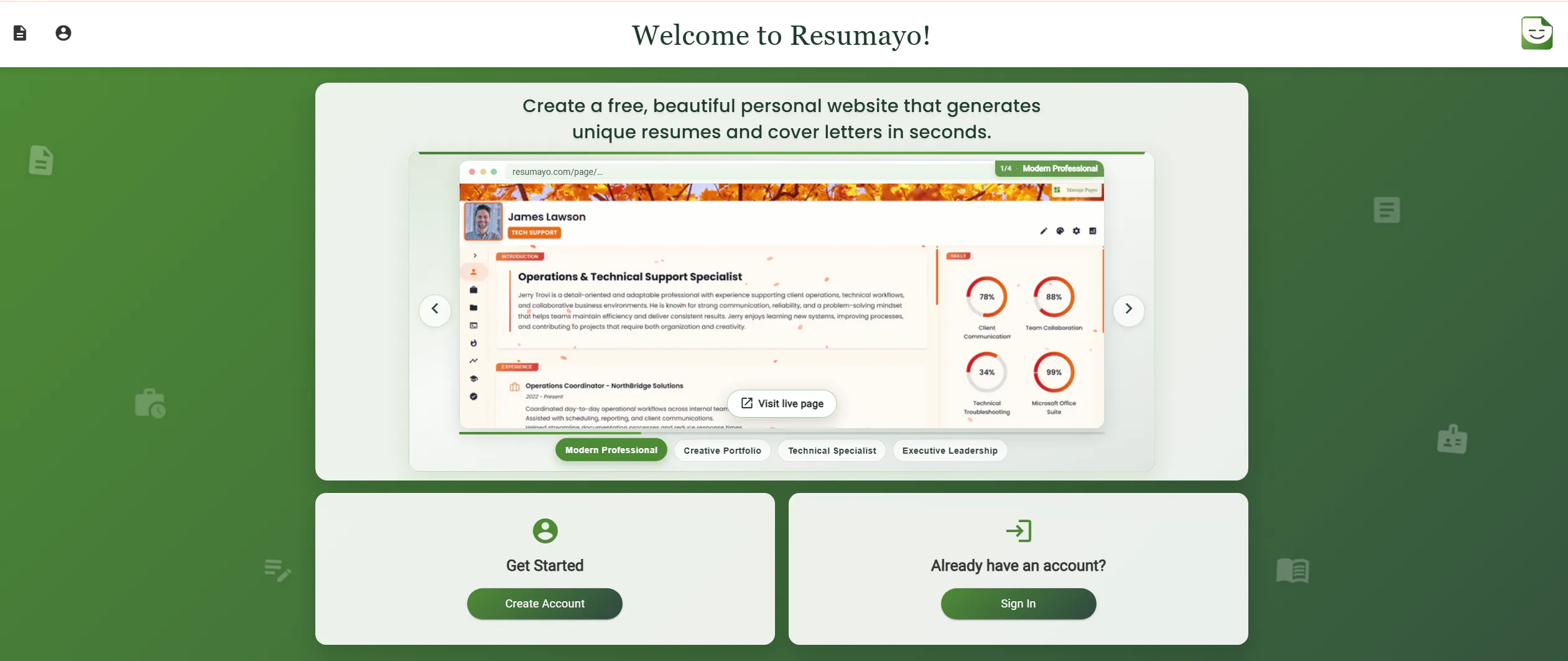 Resumayo gallery image