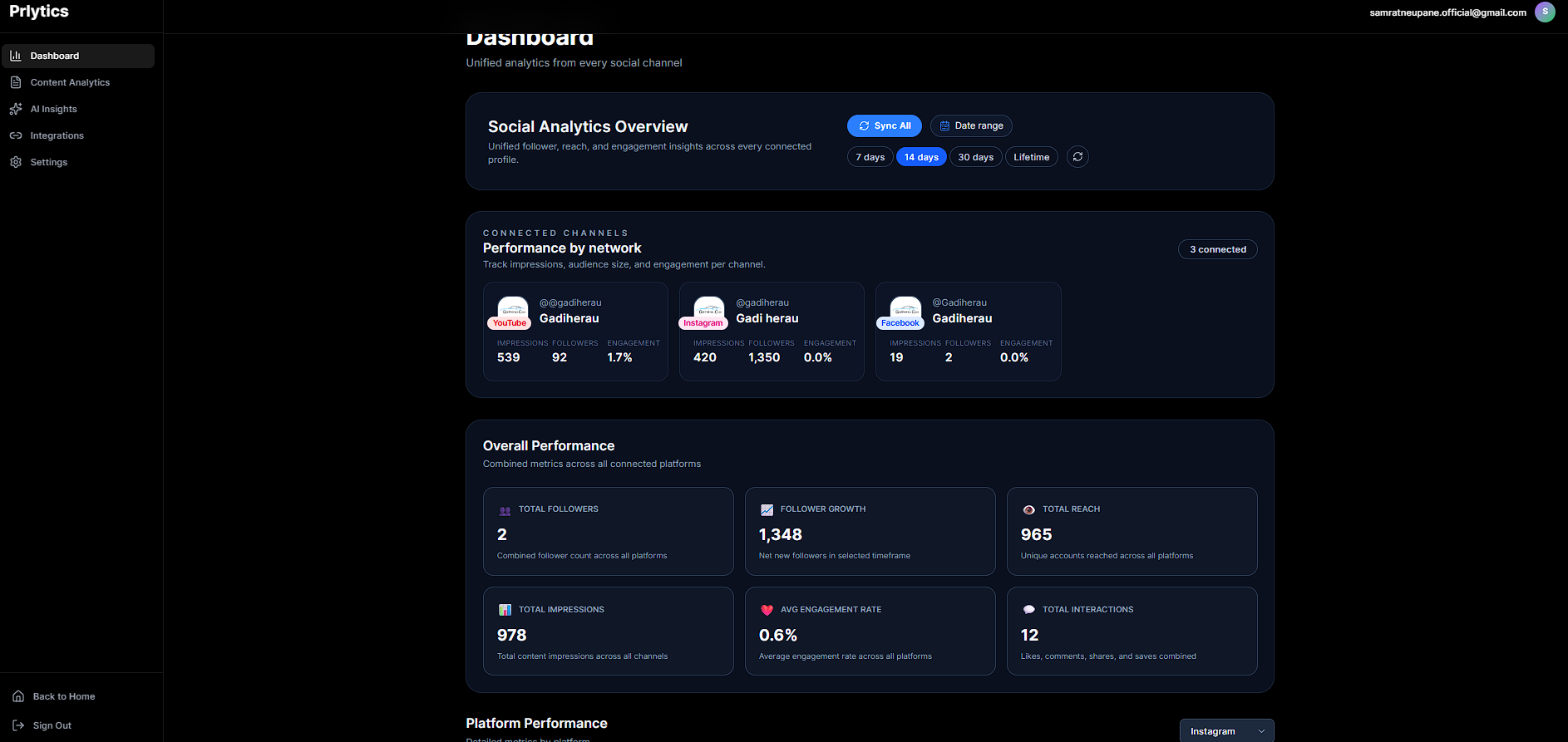 Prlytics - Screenshot 3 preview