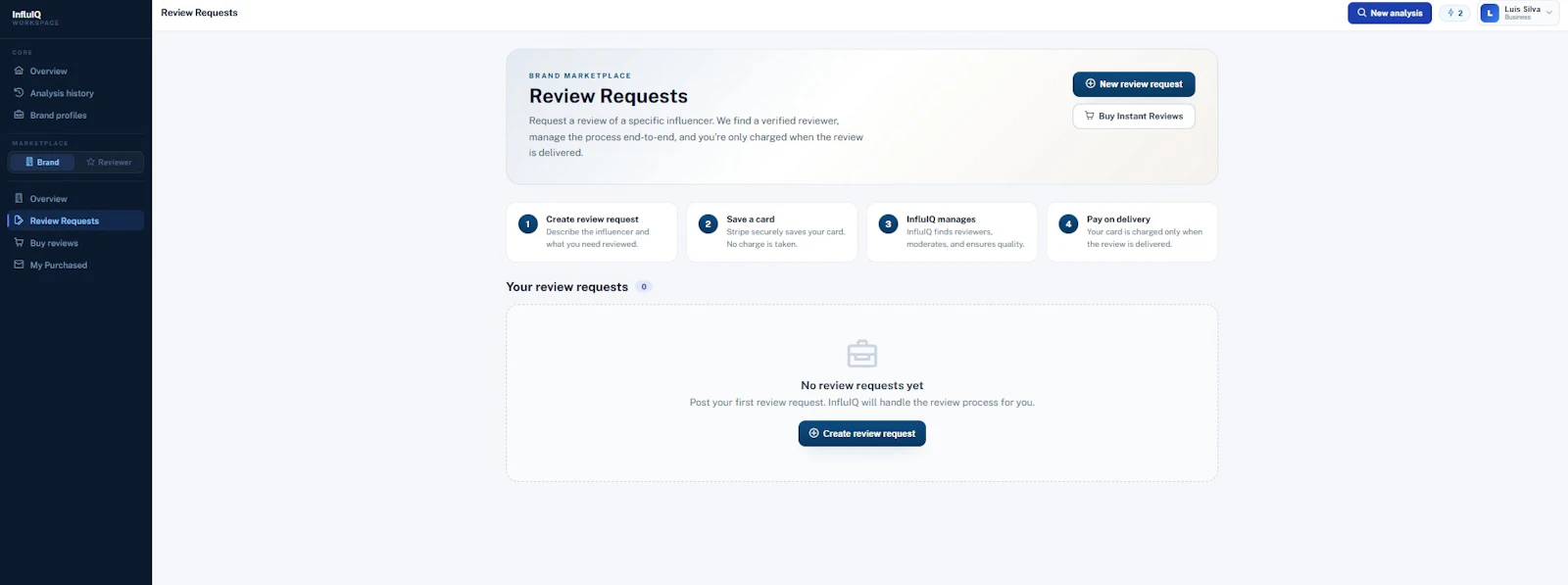 InfluIQ screenshot 2