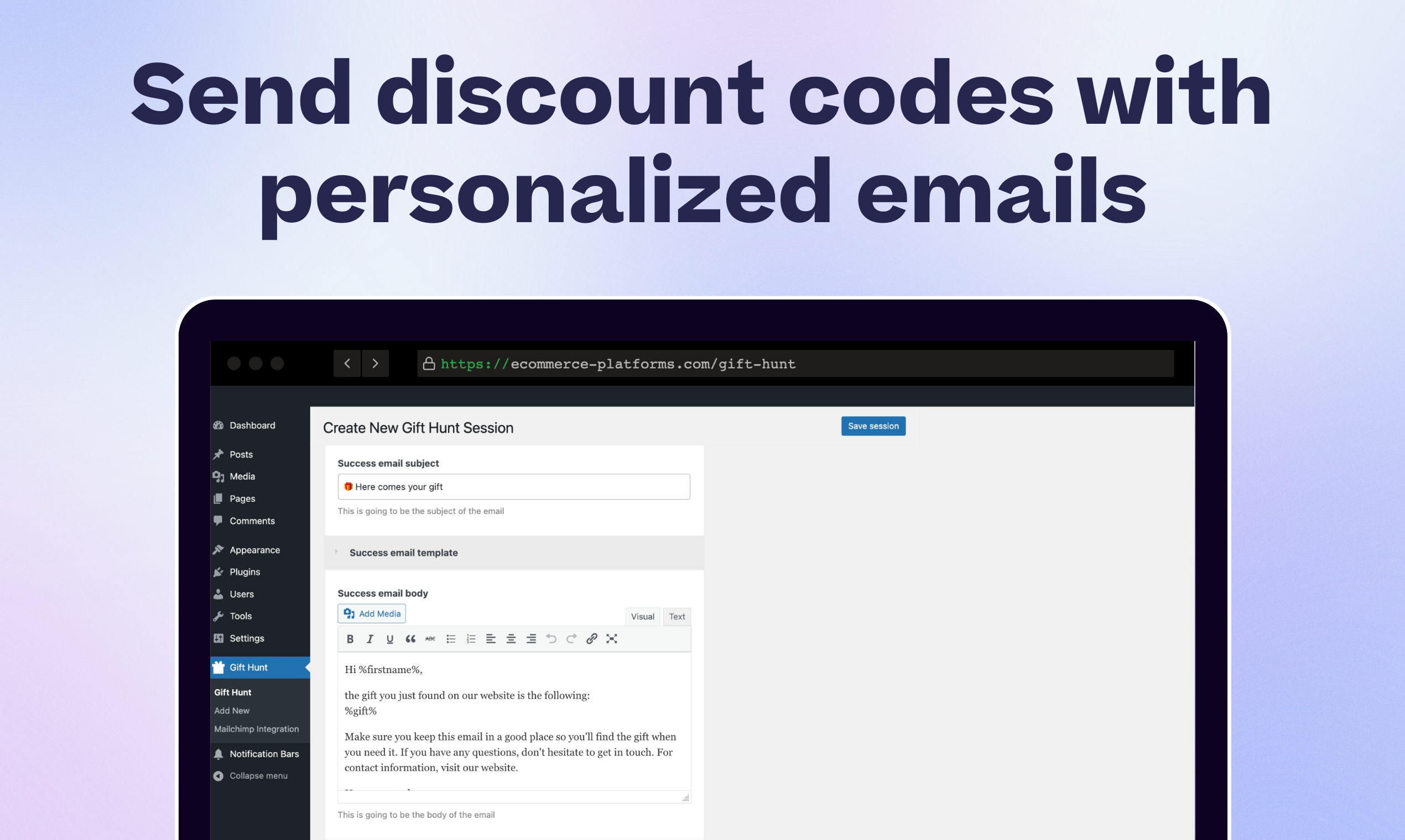 Media Memburu hadiah - Plugin WordPress untuk kejutan tersembunyi dan perburuan hadiah 3