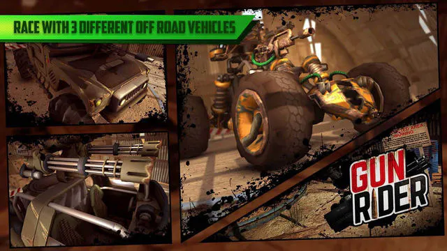 Gun Rider Offroad Destruction Racing