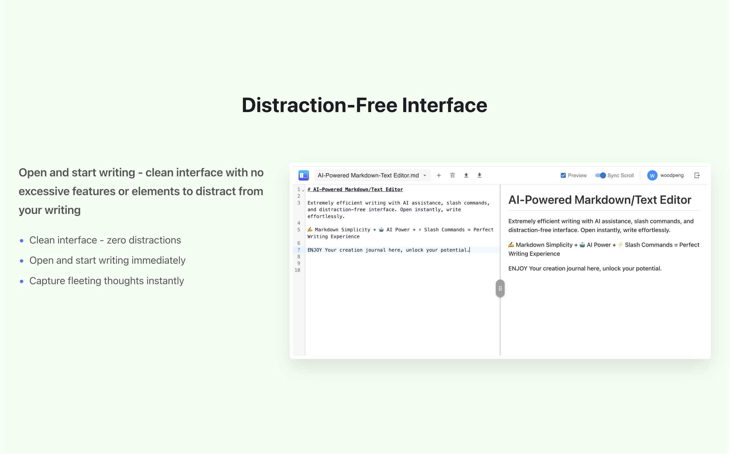 FunBlocks AI Markdown Editor  gallery image