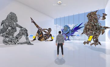 SnowX curated 3D art gallery on Spatial gallery image