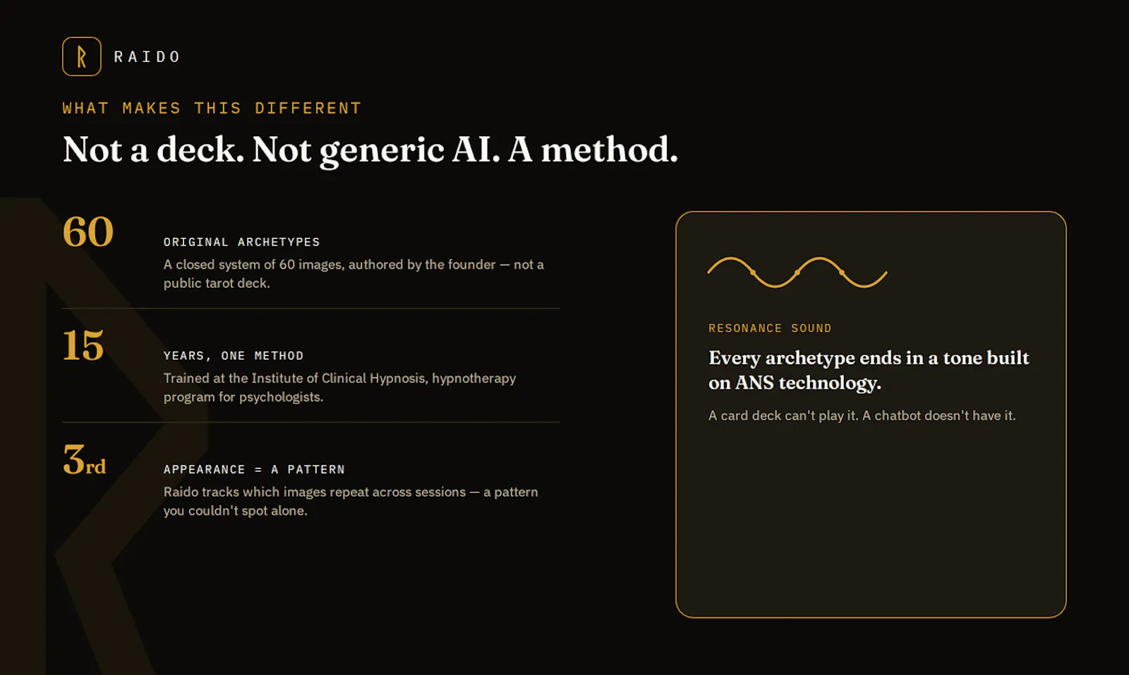 Raido — see your own patterns screenshot 4