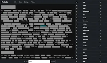 Redactle gallery image