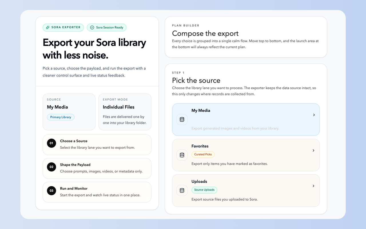 Bulk Exporter for Sora gallery image