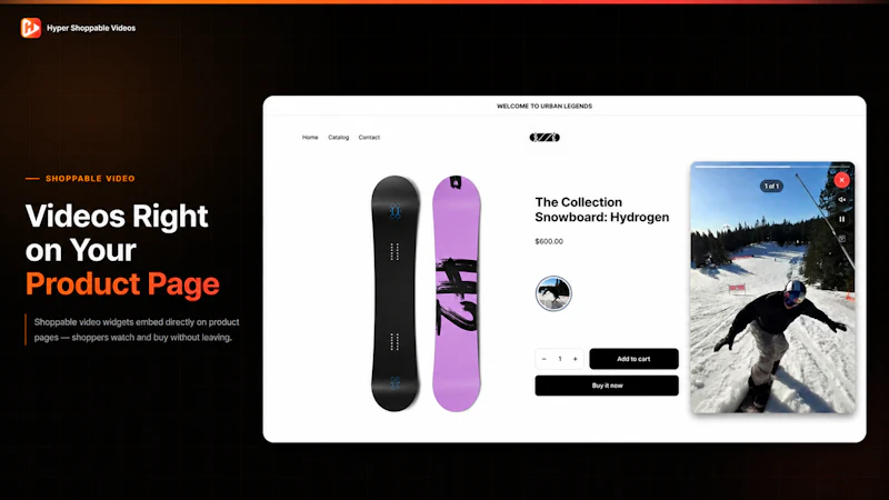  Hyper ‑ Shoppable Videos screenshot 2