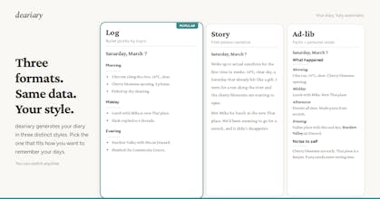 deariary gallery image