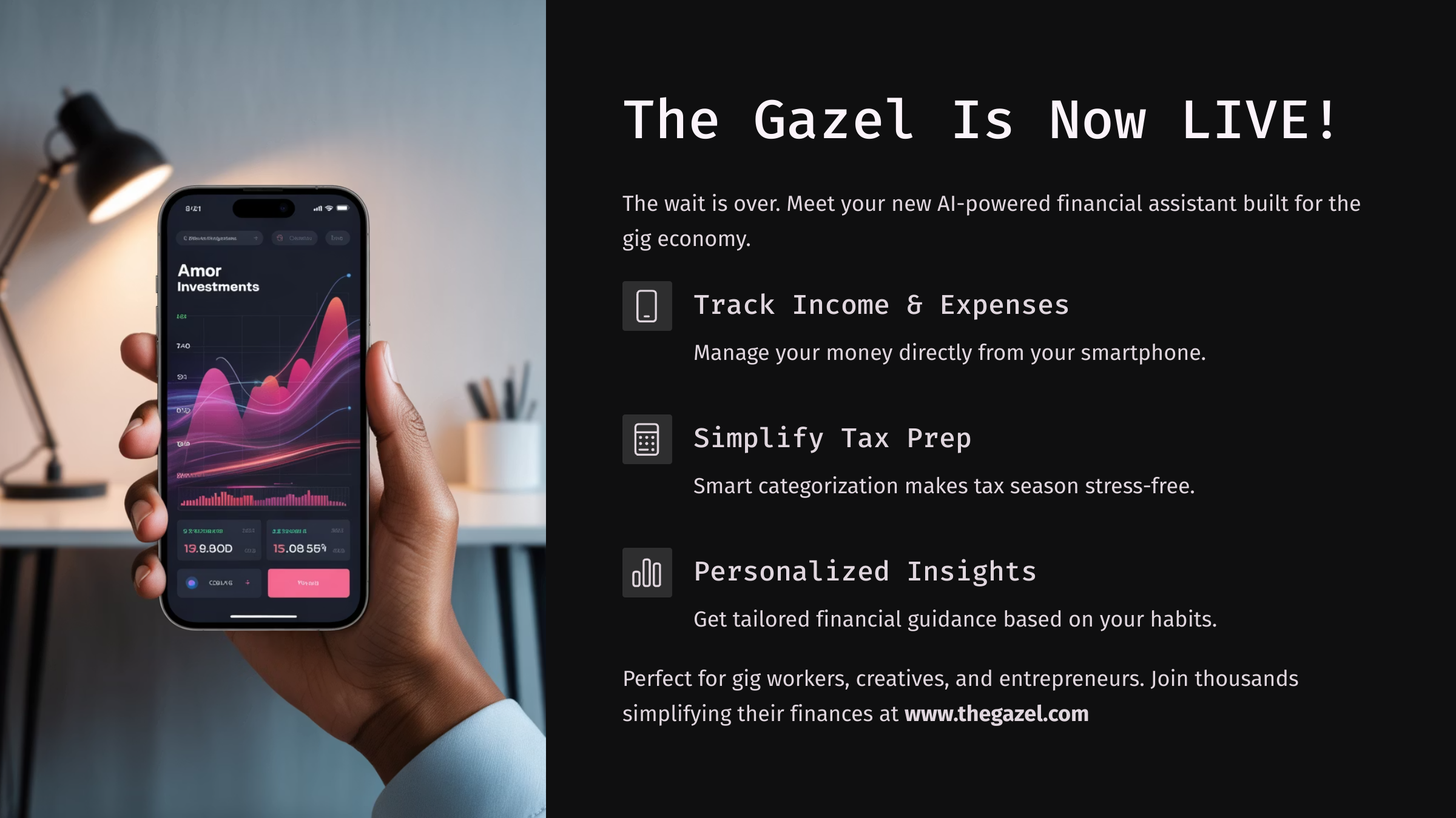 Der Gazel - KI-betriebener Finanzassistent Medien 3