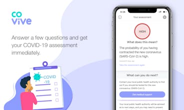 CoVive: COVID19 assessment & monitoring gallery image
