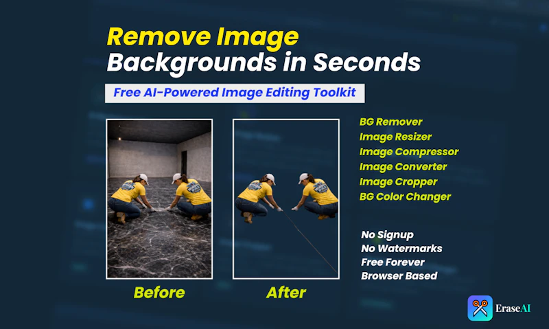 eraseAI - Free AI Image Tools screenshot 1