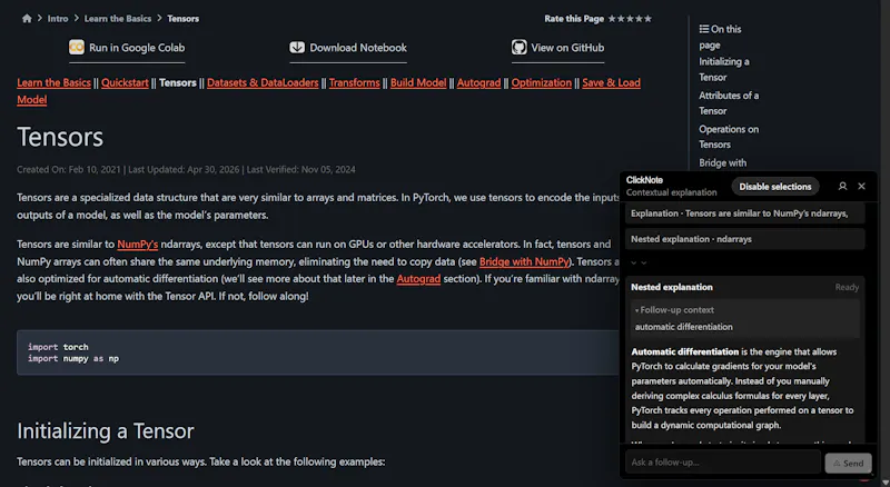 ClickNote screenshot 4