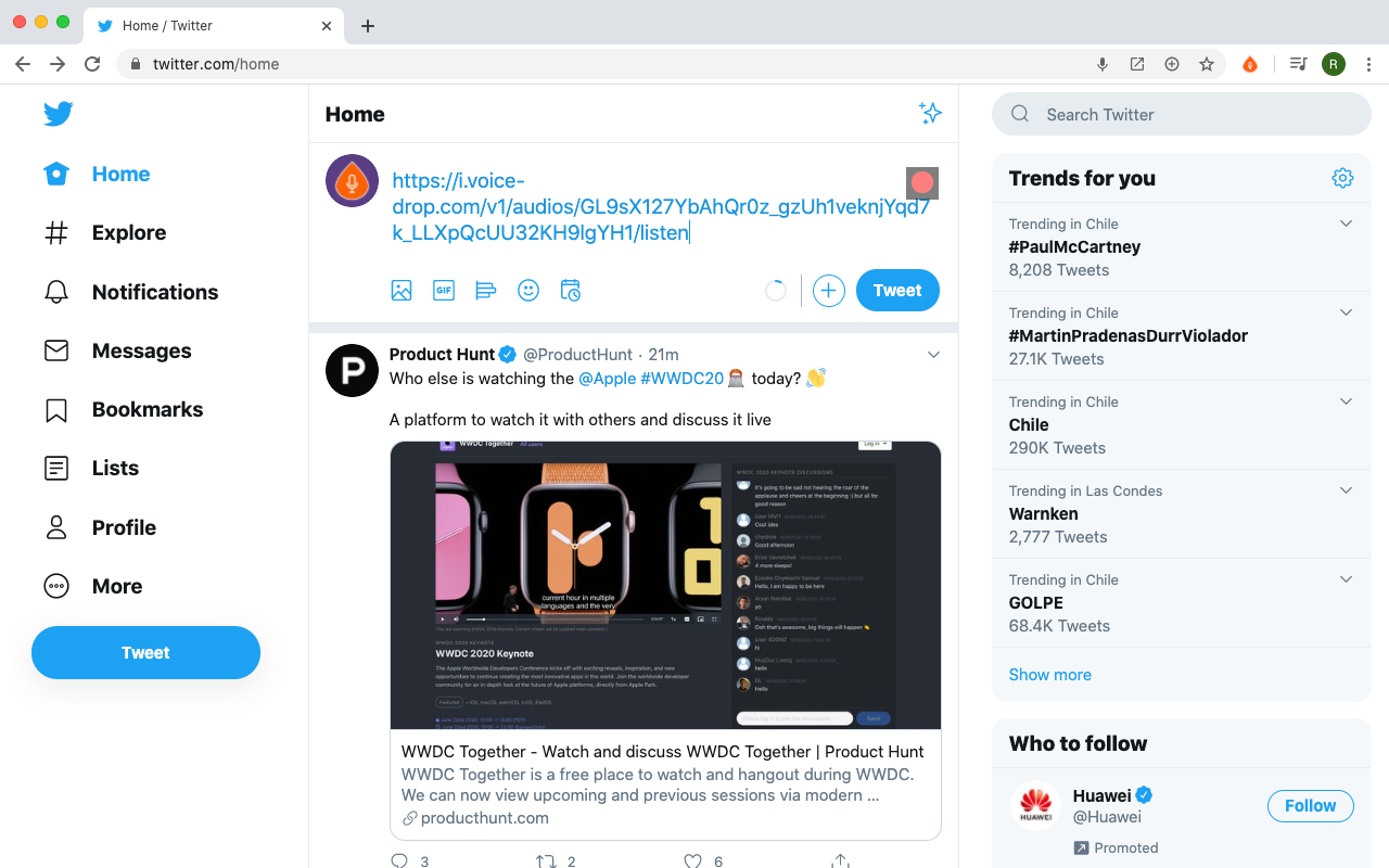 Voice Drop gallery image