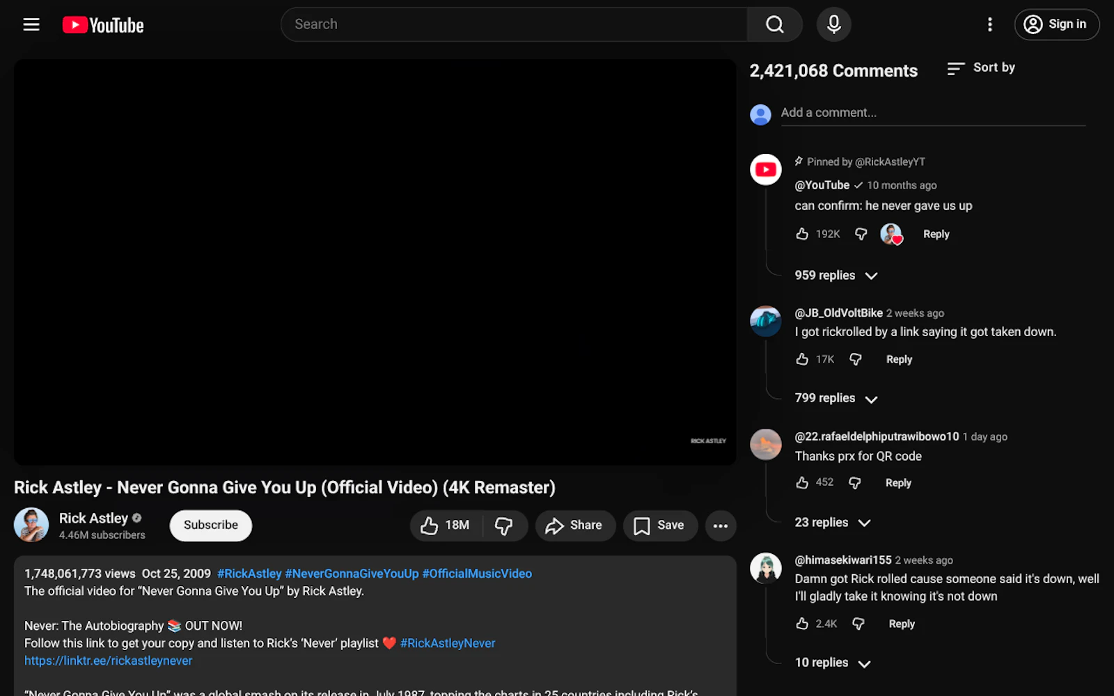 Right Side Comments screenshot 1