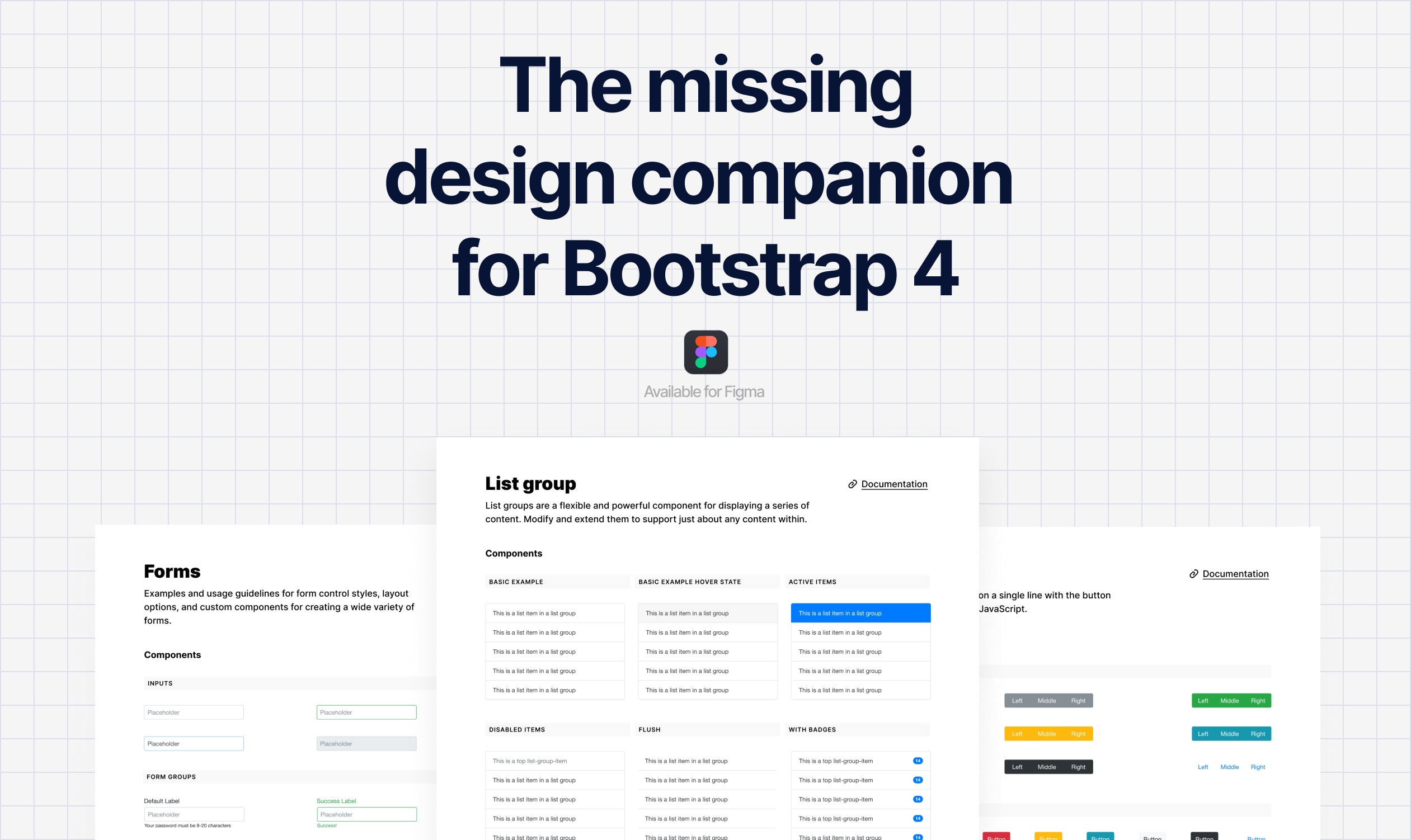 Bootstrap Design The missing design companion for Bootstrap 4