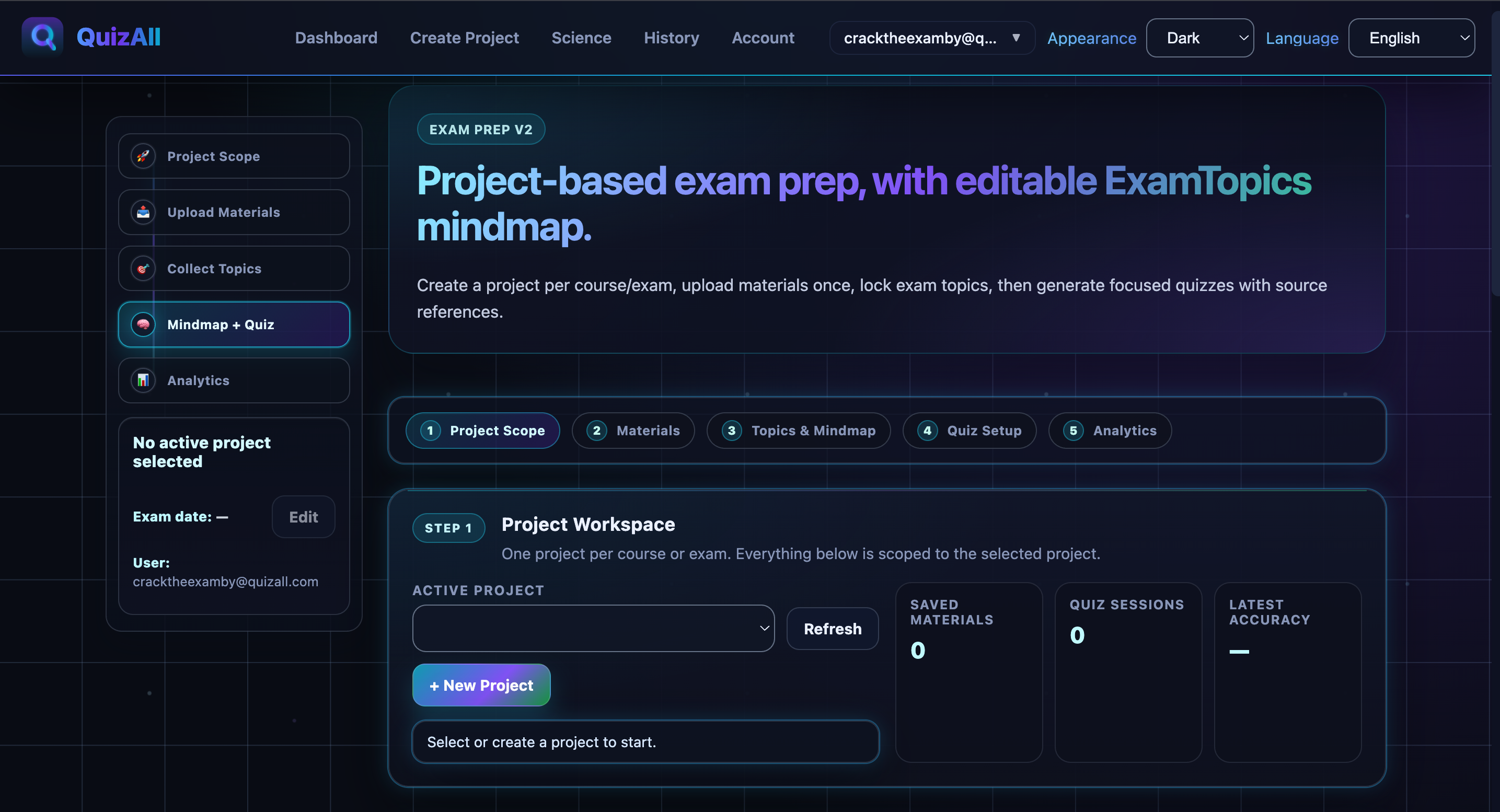 QuizAll — Turn anything into a quiz gallery image