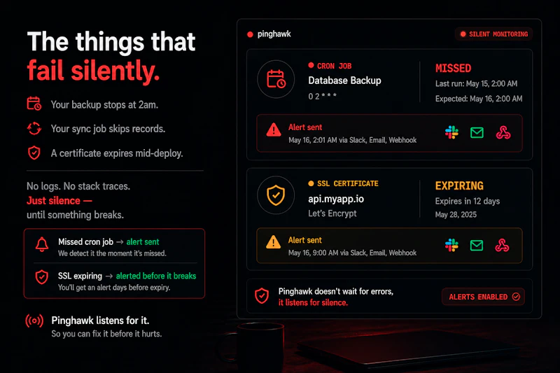 Pinghawk — Know Why APIs Break screenshot 4