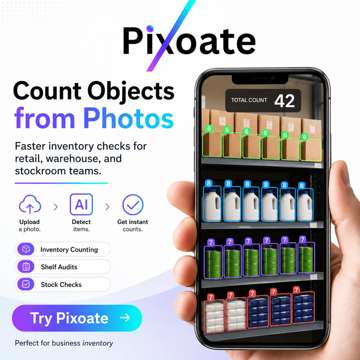 AI Inventory Counter - Count from Photos logo